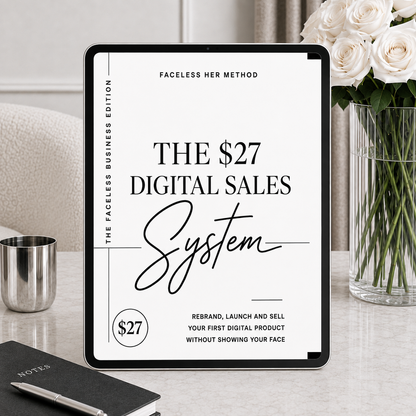 The $27 Digital Sales System