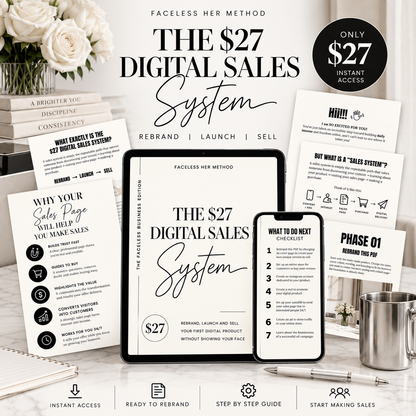 The $27 Digital Sales System